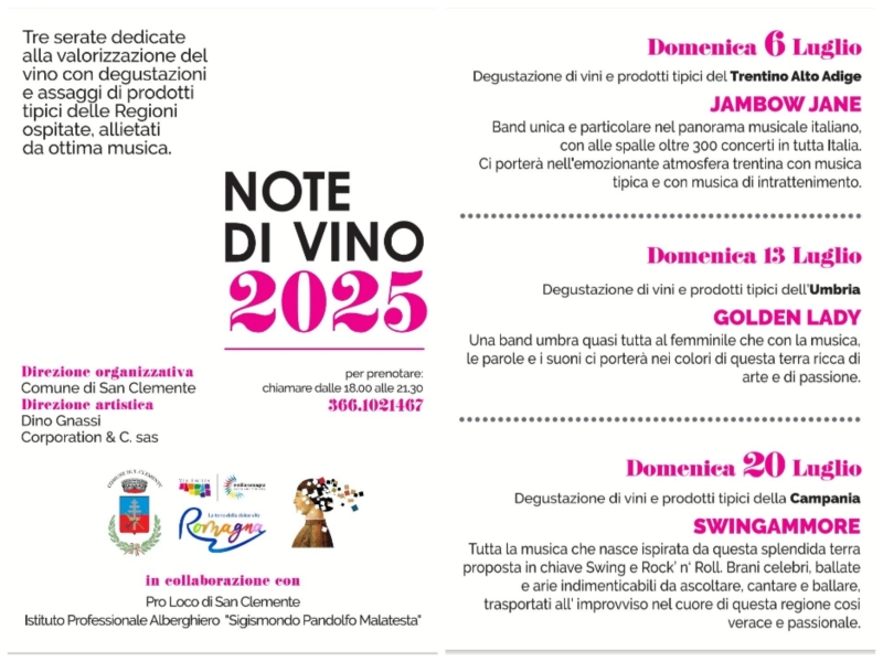 Note di Vino 2025